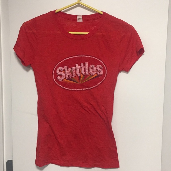 Tops - Rare Skittles T-Shirt "Taste The Rainbow" back